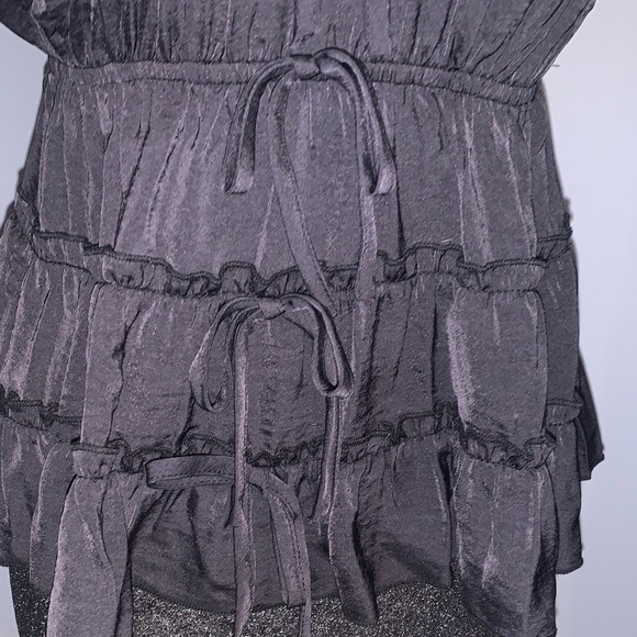 NEW- FUN & Elegant Black Ruffled Camisole Top All In One! - Picture 7 of 13